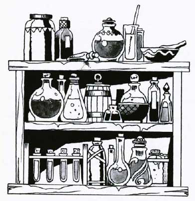 IL LABORATORIO DELLE POZIONI MAGICHE / MAGIC POTION LAB